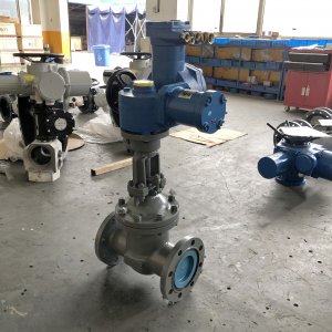 礦用電動閥門MKZ941H-40 DN150防爆（礦山、冶